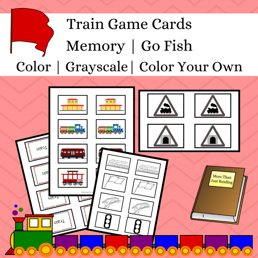 Printable Game Cards for Memory & Go Fish