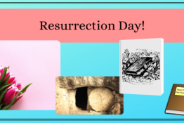 empty tomb, tulips, and Bible | Resurrection Day