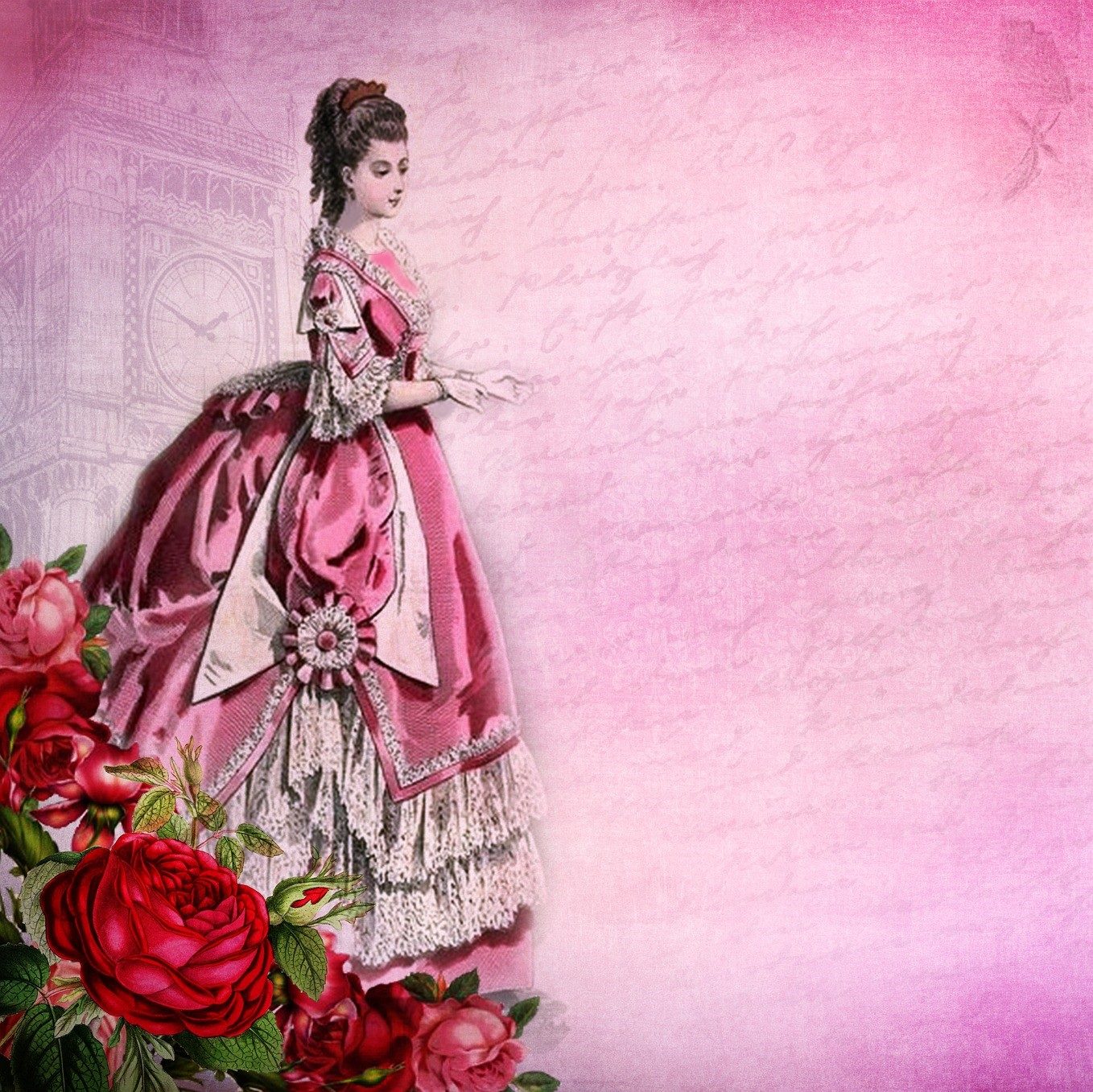 young lady in hoopskirt | reading activities for comprehension