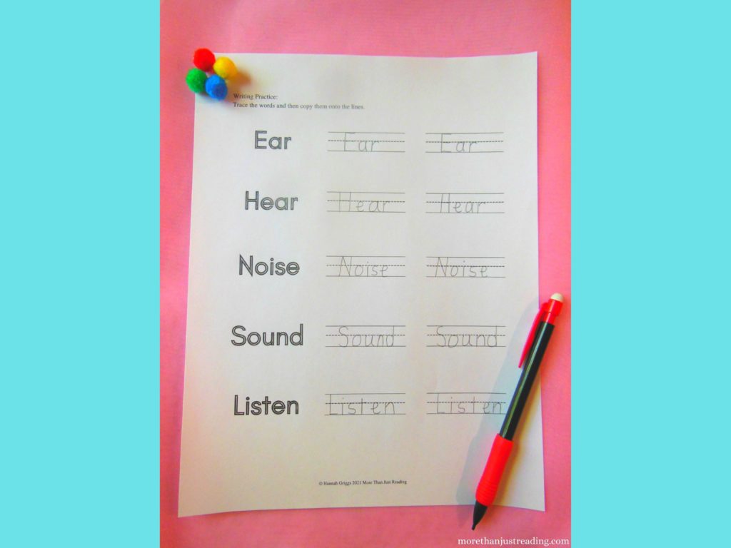 sense of sound activities